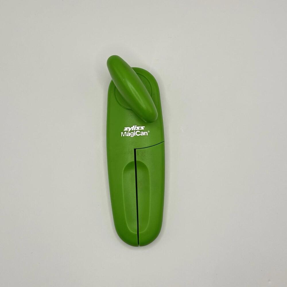 MagiCan Manual Can Opener with Lid Release - Green
